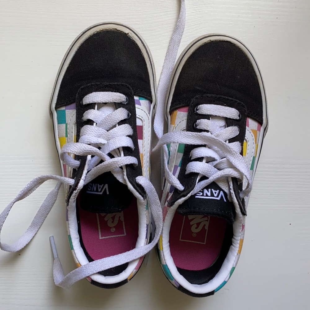 Kids Unisex Rainbow Vans size toddler 11